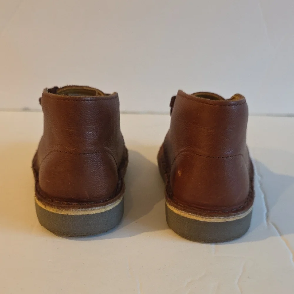Clarks Desert Bootie Brown Kids Boots Rare Discontinued Size 6